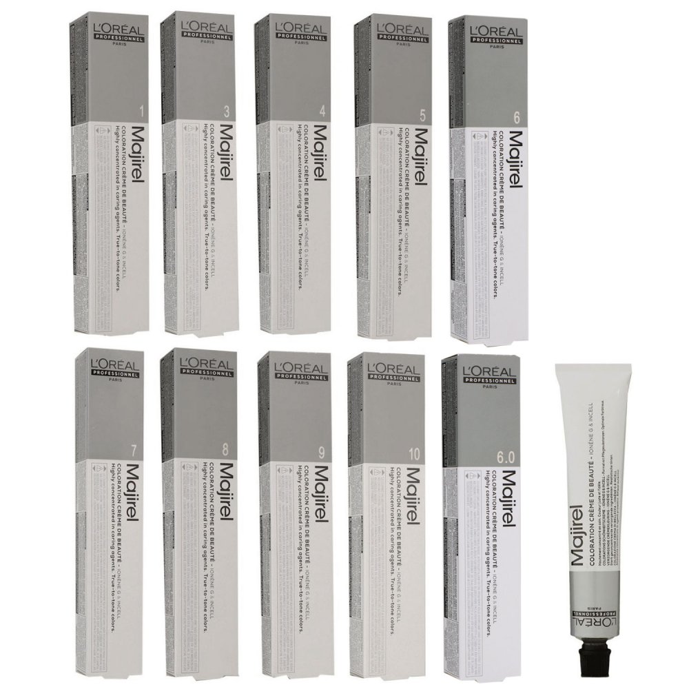 Bild von Loreal Professionnel Majirel 50 ml Haarfarbe freie Farbwahl Permanente Haarfarbe