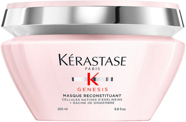 Bild von Kérastase Stärkende Haarmaske für brüchiges und strapaziertes Haar, Aufbauend und effektiv gegen Haarausfall, Masque Reconstituant, Genesis, 200 ml