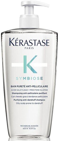 Bild von Kérastase Symbiose, Beruhigendes Anti-Schuppen Shampoo, Für fettige und empfindliche Kopfhaut, Ohne Sulfate und Silikone, Bain Pureté Anti Pelliculare, 500 ml