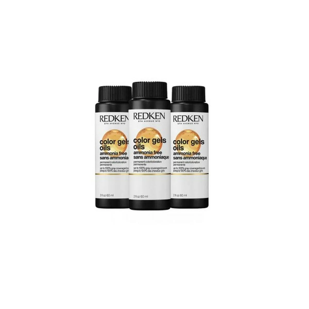 Bild von Dauerfärbung Redken Color Gel Oils G 3 x 60 ml Nº 08G - 8.3 (3 Stück)