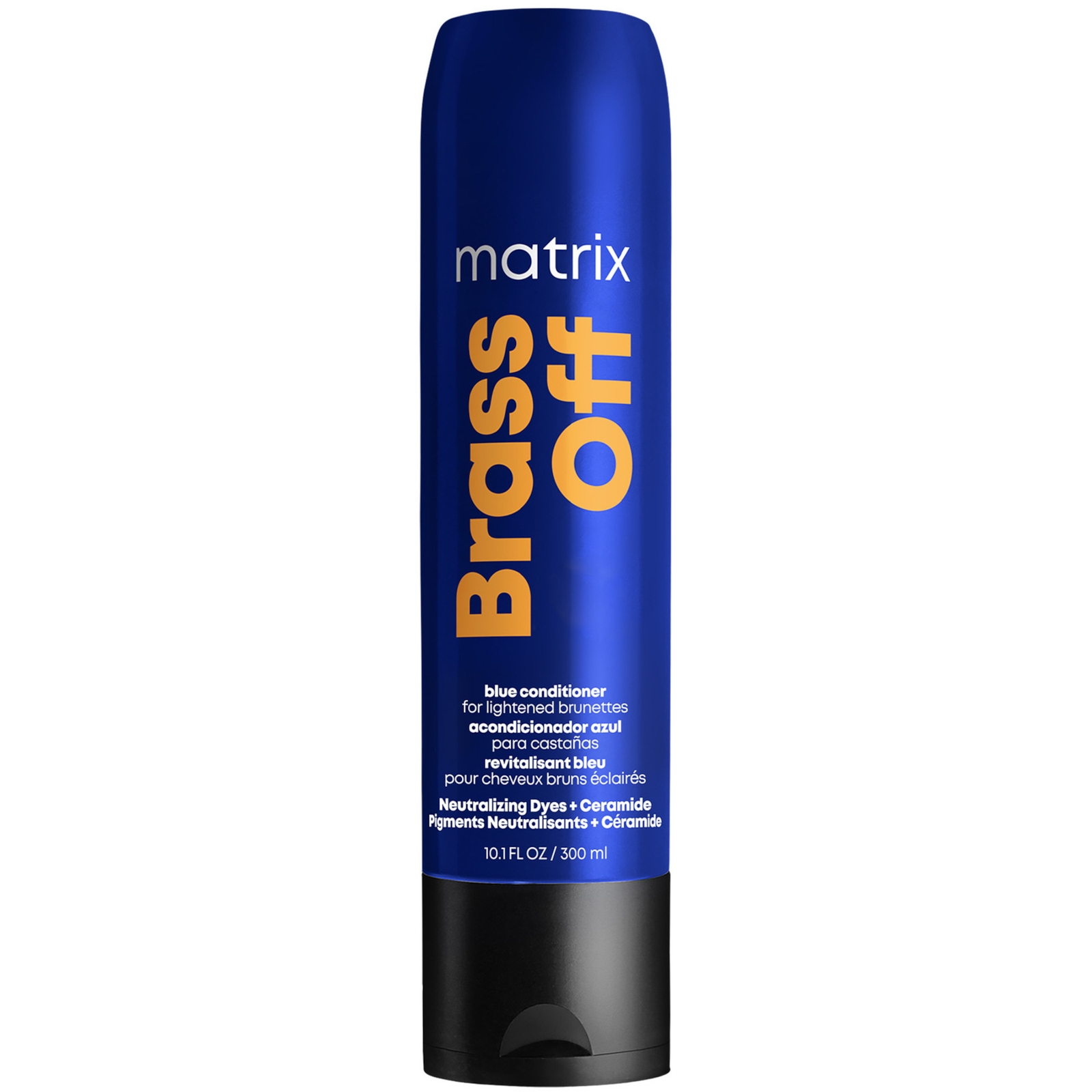 Bild von Matrix Brass Off Blue Toning Pigmentierte Spülung für aufgehelltes brünettes Haar 300 ml