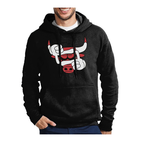 Bild von Blondie & Brownie Hoodie Herren Bulls Eye Auge Stier Sport Bullen Pullover Mit Kapuze