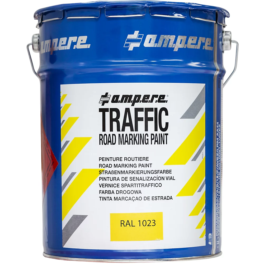 Bild von AMPERE TRAFFIC PAINT Straßenmarkierungsfarbe Traffic Paint 5kg blau Road Marking Paint