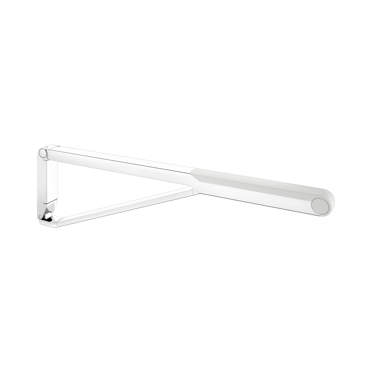 Bild von KEUCO AXESS Stützklappgriff, Aluminium, für Waschtisch und WC, 85 cm, 35003010851 35003010851
