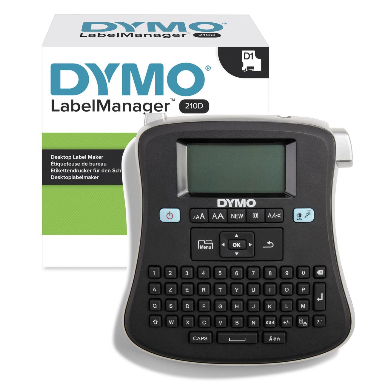 Bild von Dymo LabelMANAGER 210D - Beschriftungsgerät - monochrom - Thermal Transfer - Rolle (1,2 cm) - 180 dpi (S0784460)