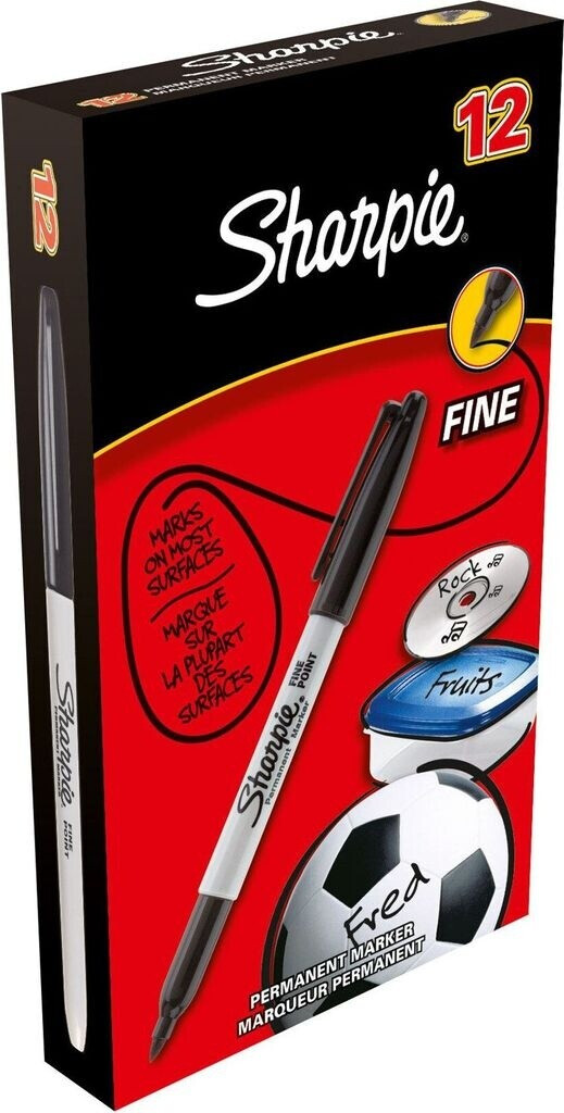 Bild von Sharpie Marker Sharpie Marker Fein Rundspitze schwarz
