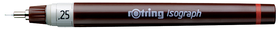 Bild von Rotring rOtring Isograph technischer Zeichenstift | 0,10 mm nachfüllbare Fineliner
