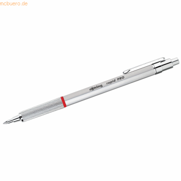Bild von Rotring rOtring Rapid PRO Kugelschreiber | Mittlere Linienbreite | Silber