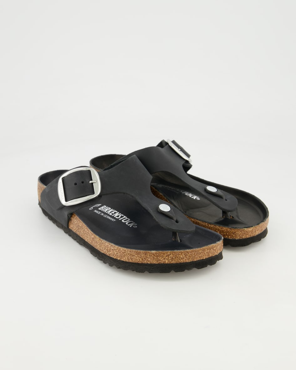 Bild von Birkenstock Schuhe - Gizeh Big Buckle Leder (Schwarz, Gr. 35)