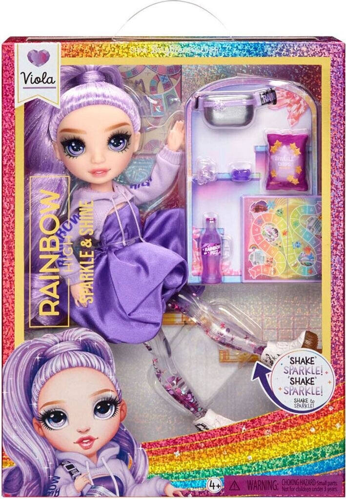 Bild von MGA Entertainment Puppe Rainbow High Rainbow High Sparkle & Shine Fashion Doll - Viola