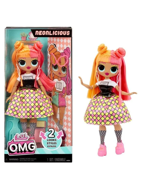 Bild von L.O.L. SURPRISE! Anziehpuppe L.O.L. Surprise OMG HoS Doll - Neonlicious