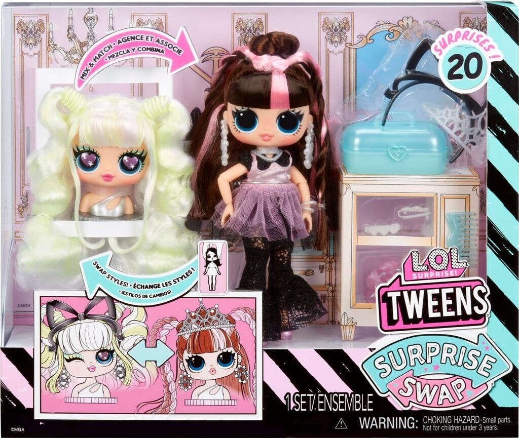 Bild von L.O.L. SURPRISE! Anziehpuppe L.O.L. Surprise Tweens Surprise Swap - Bronze-2-Blonde Billie, mit zusätzlichem Kopf im anderem Look