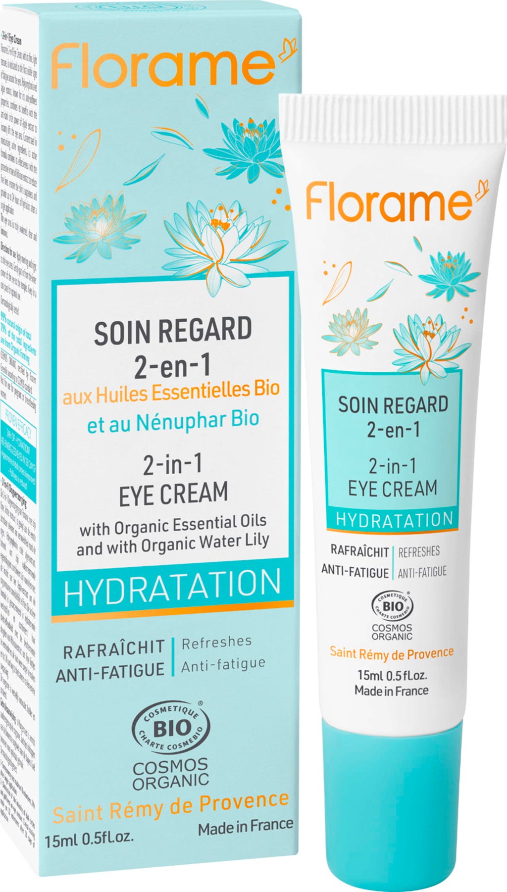 Bild von Florame Hydratation 2in1 Augencreme - 15 ml