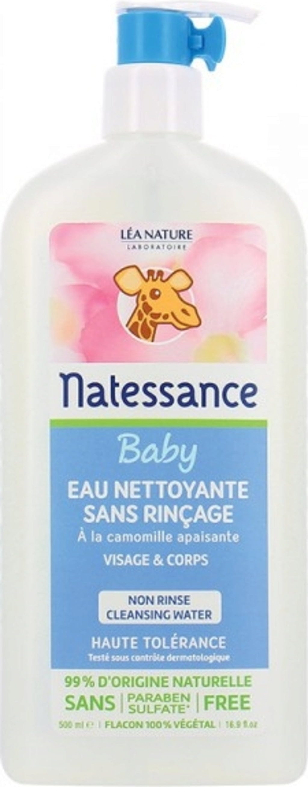 Bild von Natessance Baby Mizellen-Reinigungswasser - 500 ml