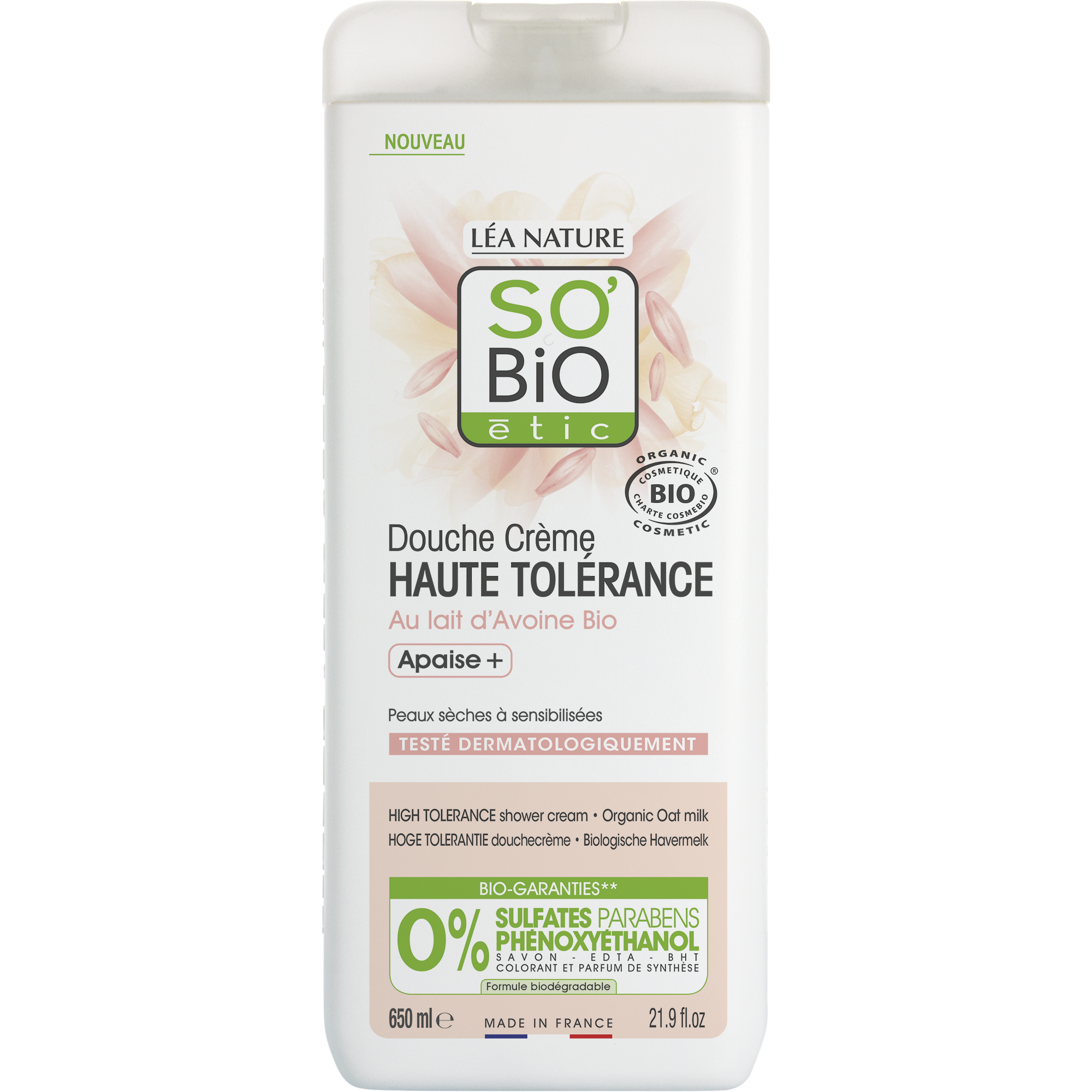 Bild von Sensitiv Duschcreme Bio-Hafermilch - 650 ml