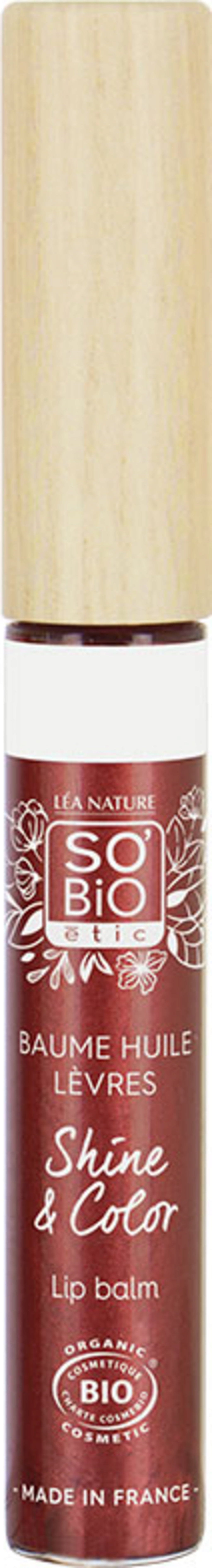 Bild von LÉA NATURE SO BiO étic Shine & Color Lippenbalsam - 43 Rouge corail