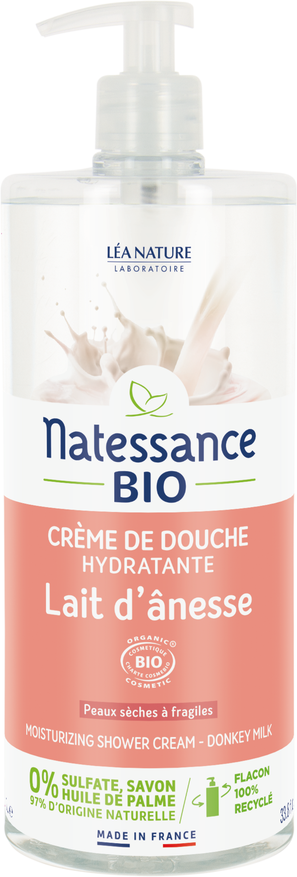 Bild von Natessance Cremedusche Eselsmilch - 1 l