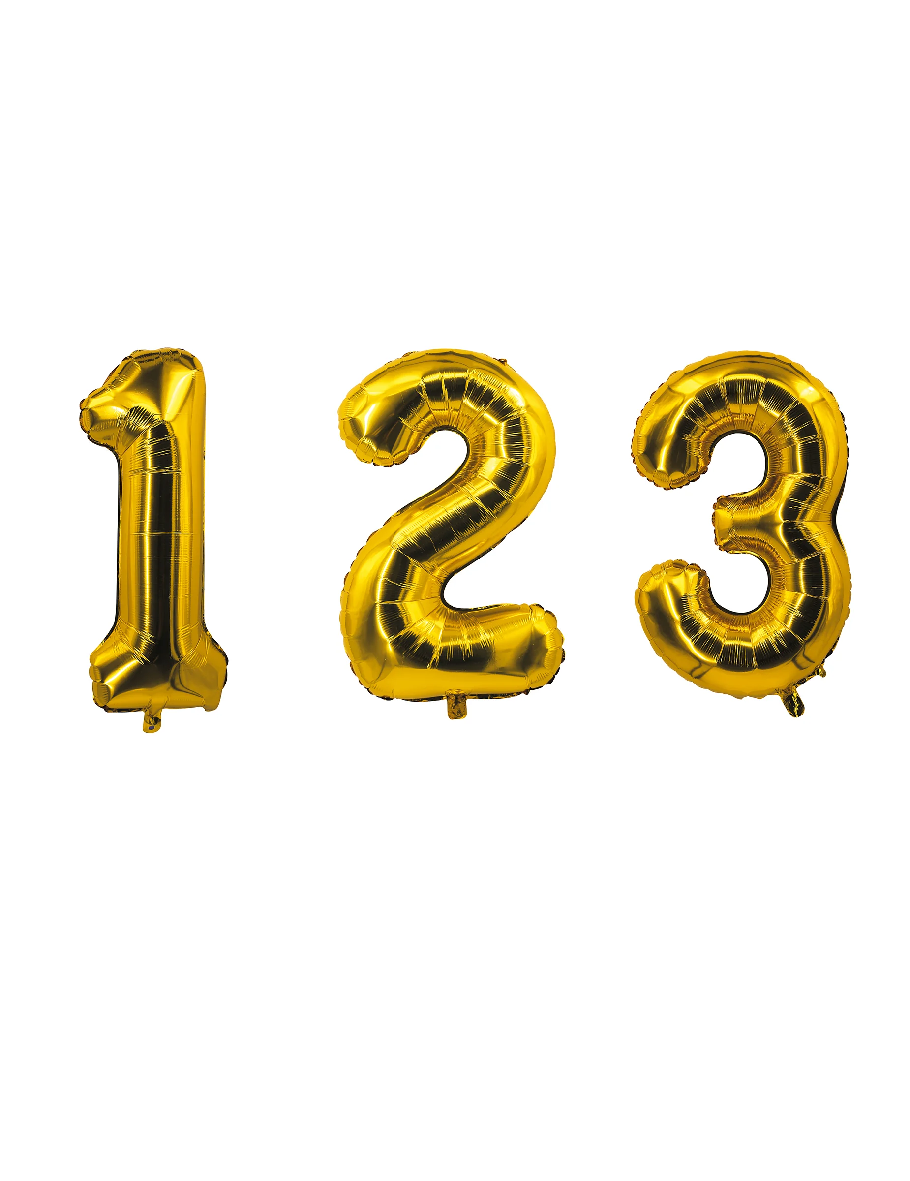 Bild von Nummern-Folienballons goldfarben 0-9 85 cm