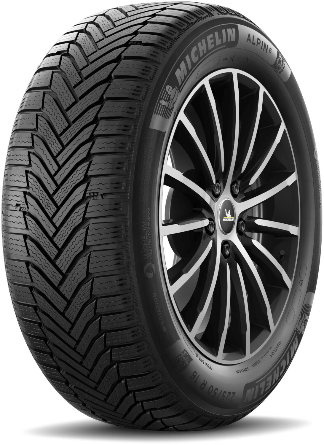 Bild von Michelin Alpin 6 225/50 R16 96H PKW Winterreifen Reifen BMW: 3 Saloon, 3 Touring, 3 Coupe, MERCEDES-BENZ: C-Class Saloon, C-Class T-modell, CLK Coupe