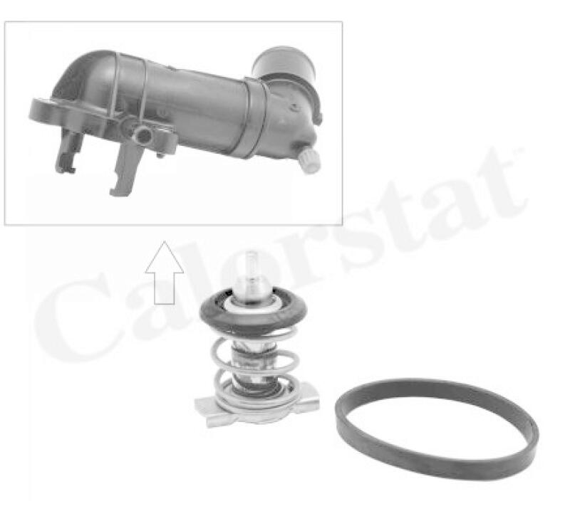 Bild von CALORSTAT by Vernet Kühlwasserthermostat Öffnungstemperatur: 88°C TH9200.88J Thermostat,Thermostat, Kühlmittel OPEL,FIAT,SUZUKI,INSIGNIA Caravan