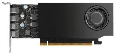 Bild von NVIDIA RTX A400 - Grafikkarten - RTX A400 - 4 GB GDDR6 - PCIe 4.0 x8 - 4 x Mini DisplayPort (VCNRTXA400-PB)