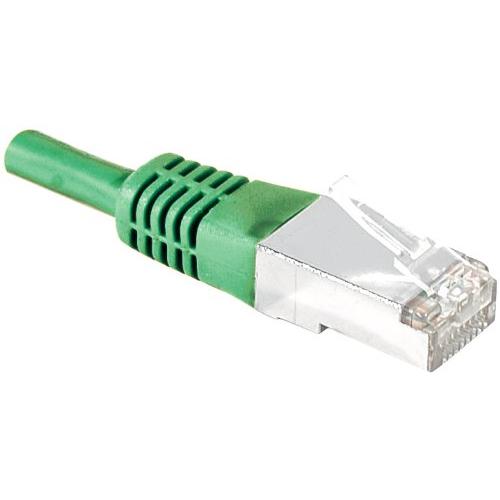 Bild von Exertis Connect Patchkabel S/FTP, PiMF, CAT.6, grün, 3.0 m Patchkabel mit besonders schmalem Knickschutz (S/FTP, CAT6, 3 m), Netzwerkkabel