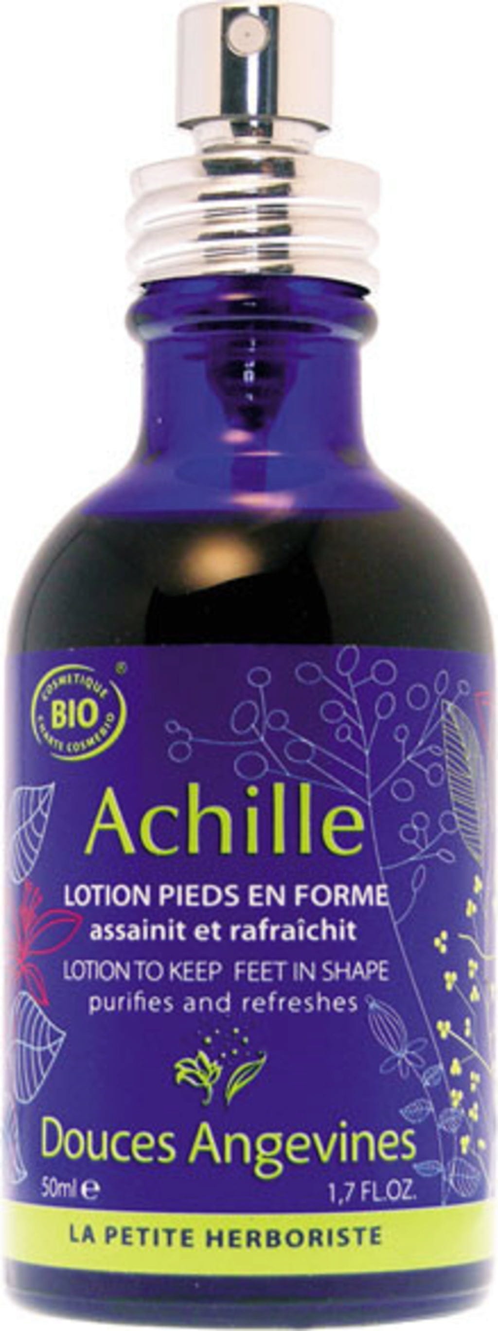 Bild von Douces Angevines Achille Erfrischendes Fuß-Spray - 50 ml