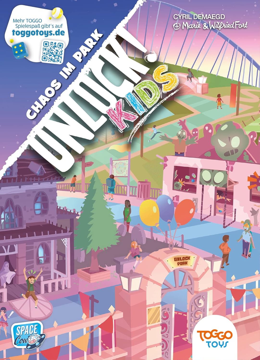 Bild von Asmodee, Unlock! Kids – Chaos im Park, Kinderspiel, Rätselspiel, 1-4 Spieler, Ab 6+ Jahren, 20 Minuten, Deutsch