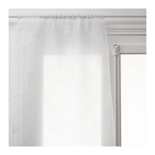 Bild von Atmosphera Créateur d'intérieur Gardine, (2 St), modern, Atmosphera - 2er-Set Vorhänge Feuille - Ausbrennermuster weiß 60x160 cm - Weiß
