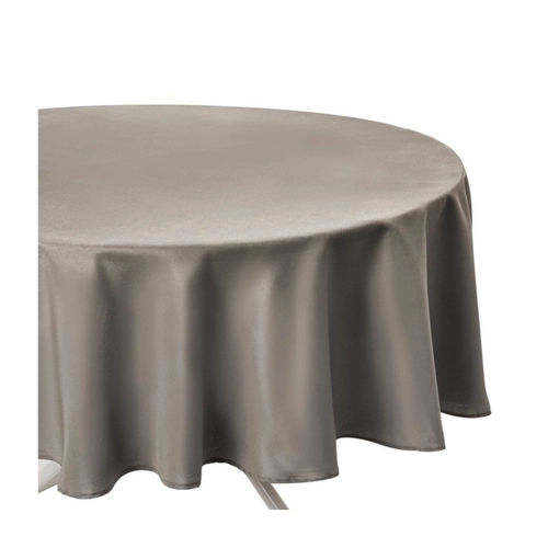 Bild von Tischdecke rund "Karo mit Leinen" von Atmosphera Créateur d'intérieur