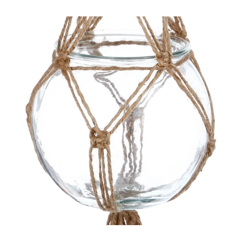 Bild von Atmosphera - Übertopf - Glas und Seil - Transparent