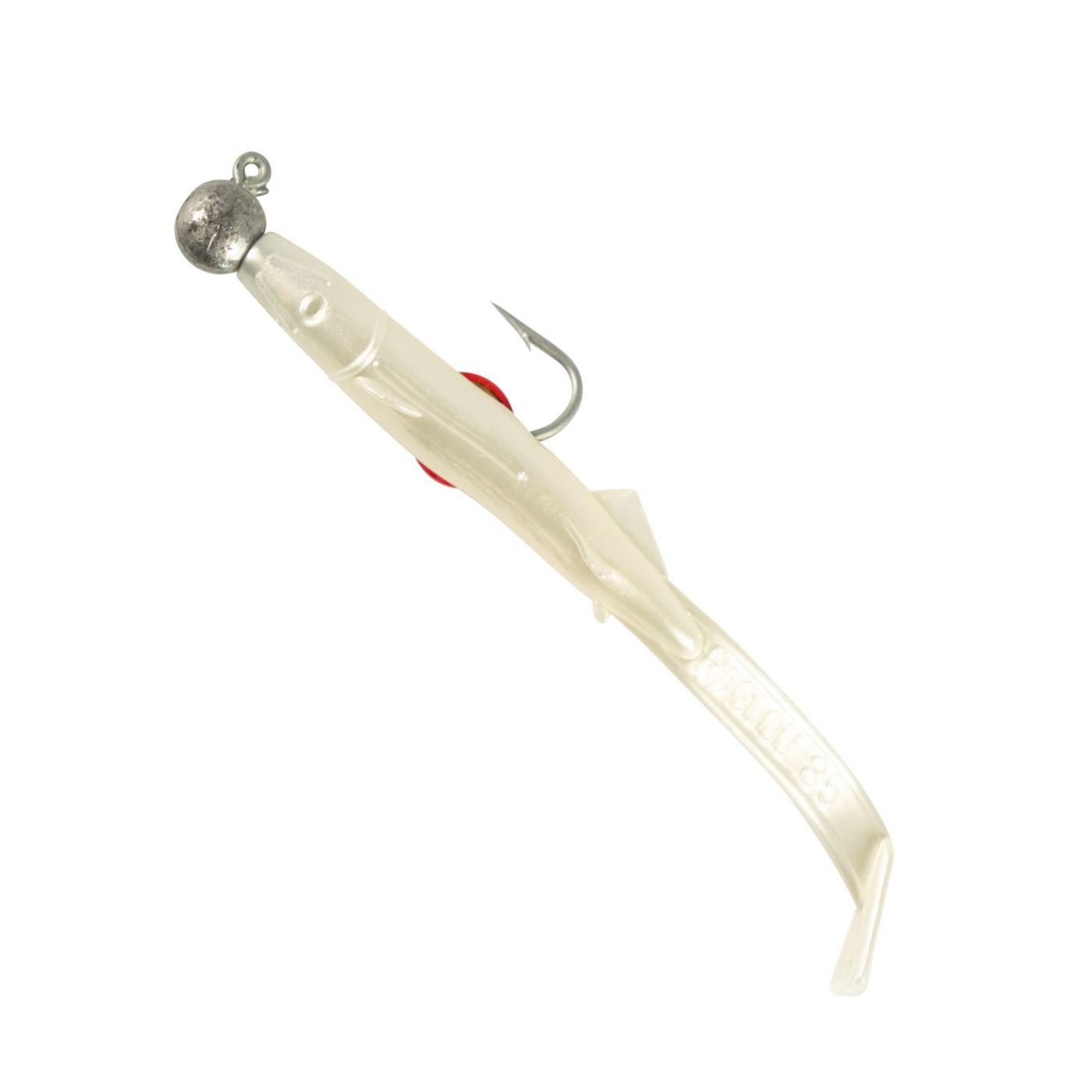Bild von Gummifische Raglou 6.5 cm weiß/perlmutt 2 Stk.
