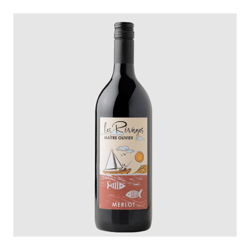 Bild von Merlot, 1l - Der vegane Rotwein aus Frankreich