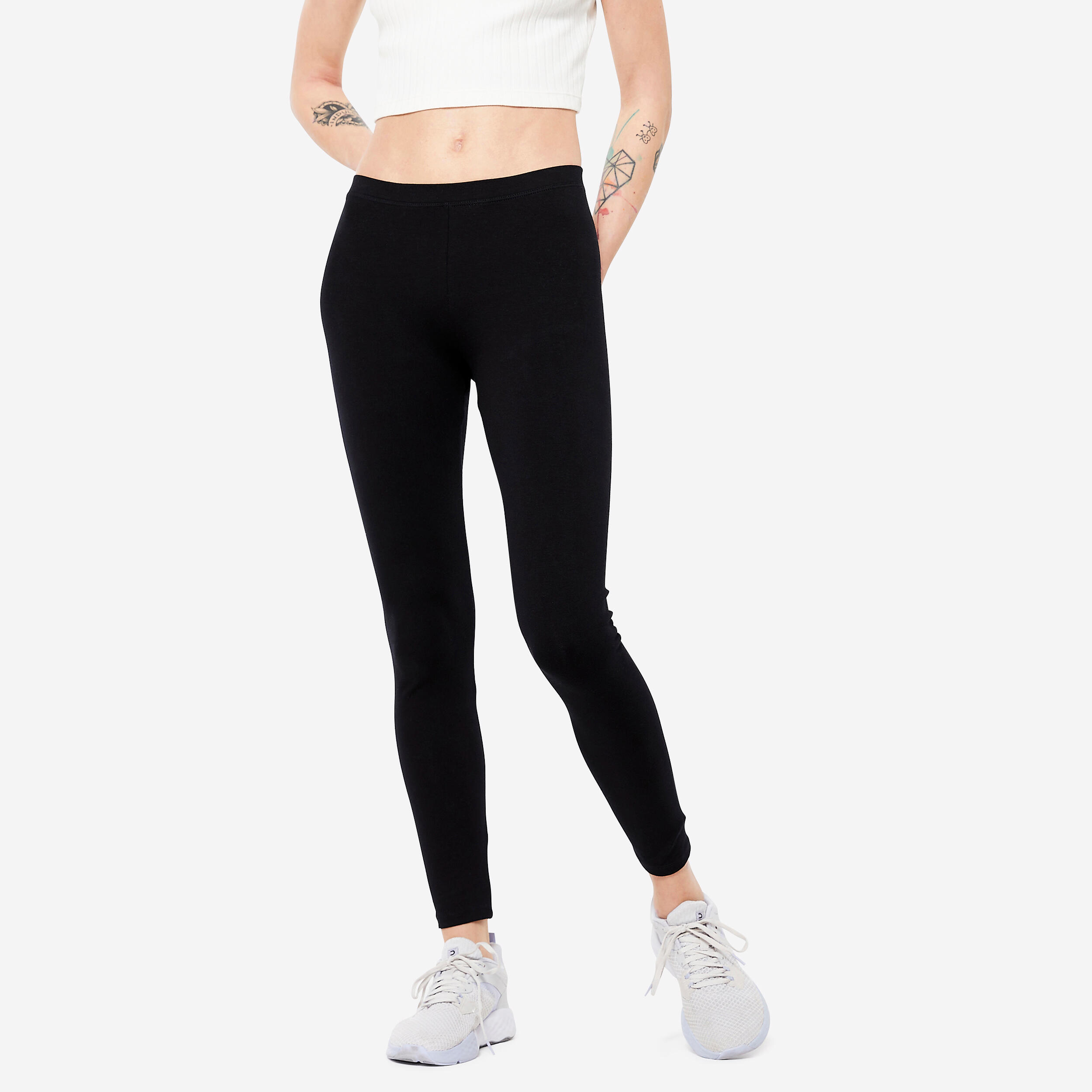 Bild von Leggings Damen Slim - 100 schwarz