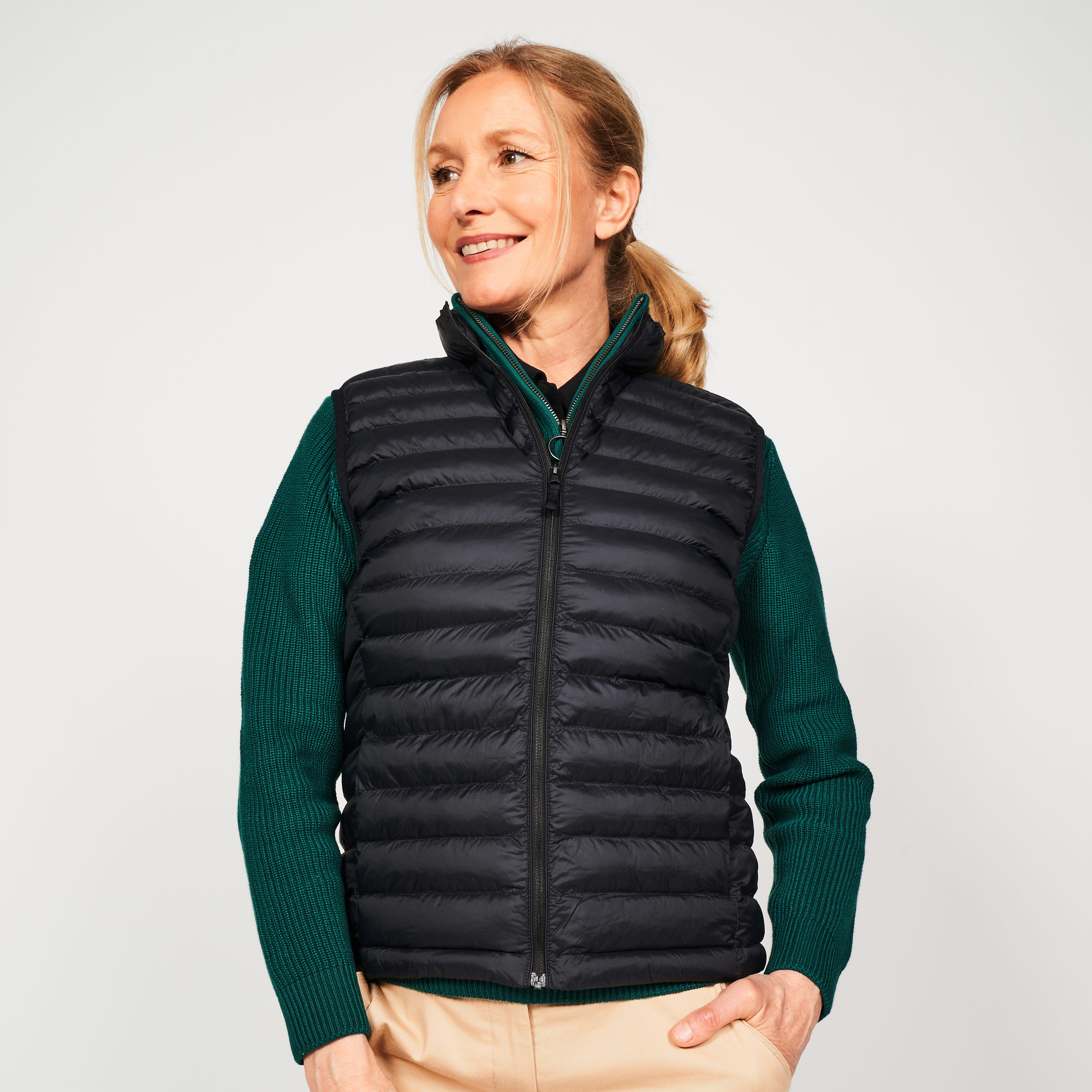 Bild von Damen Golf wattierte Weste - MW500 schwarz