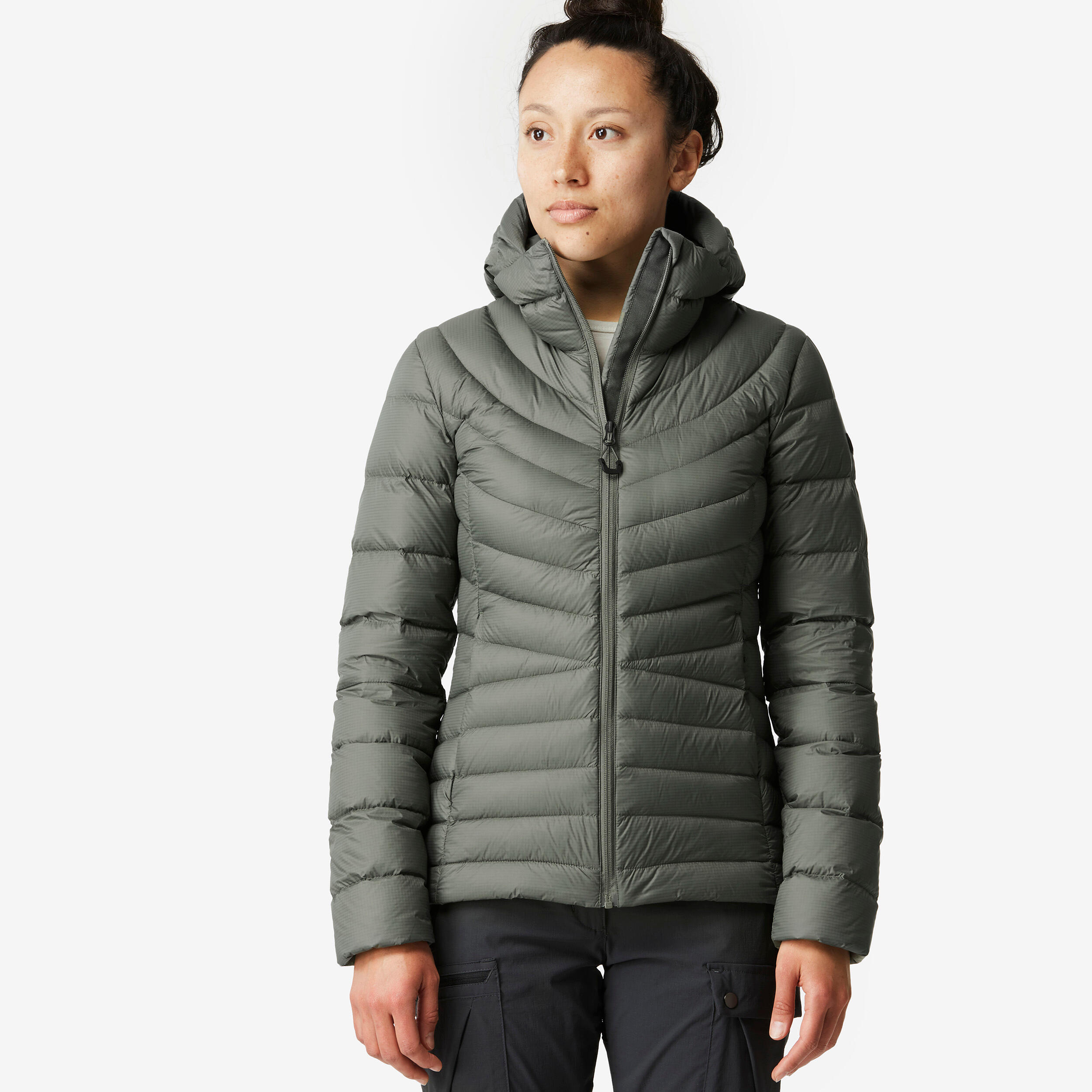 Bild von Daunenjacke Damen Kapuze bis -10 °C Trekking ‒ MT500