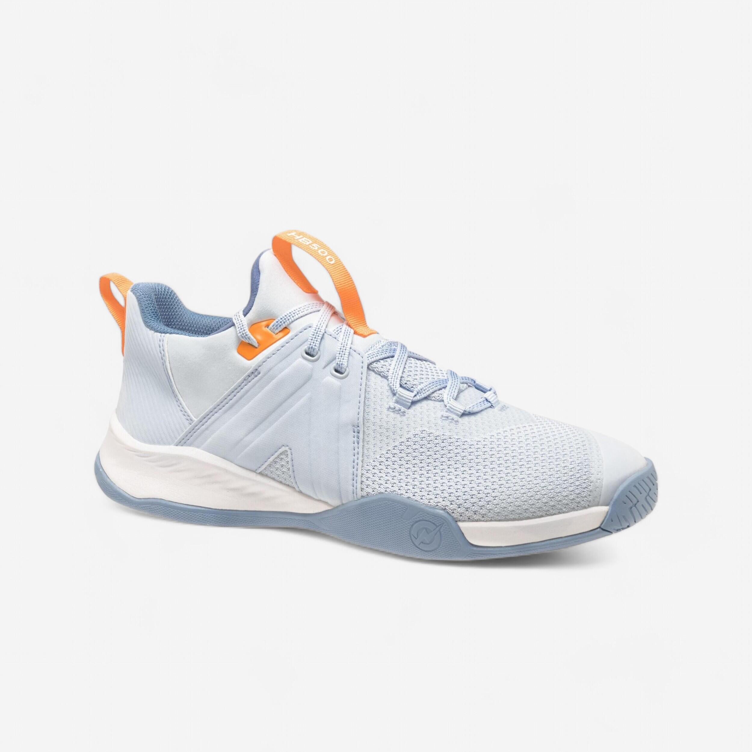 Bild von Damen/Herren Handball Hallenschuhe - H500 Faster grau/orange