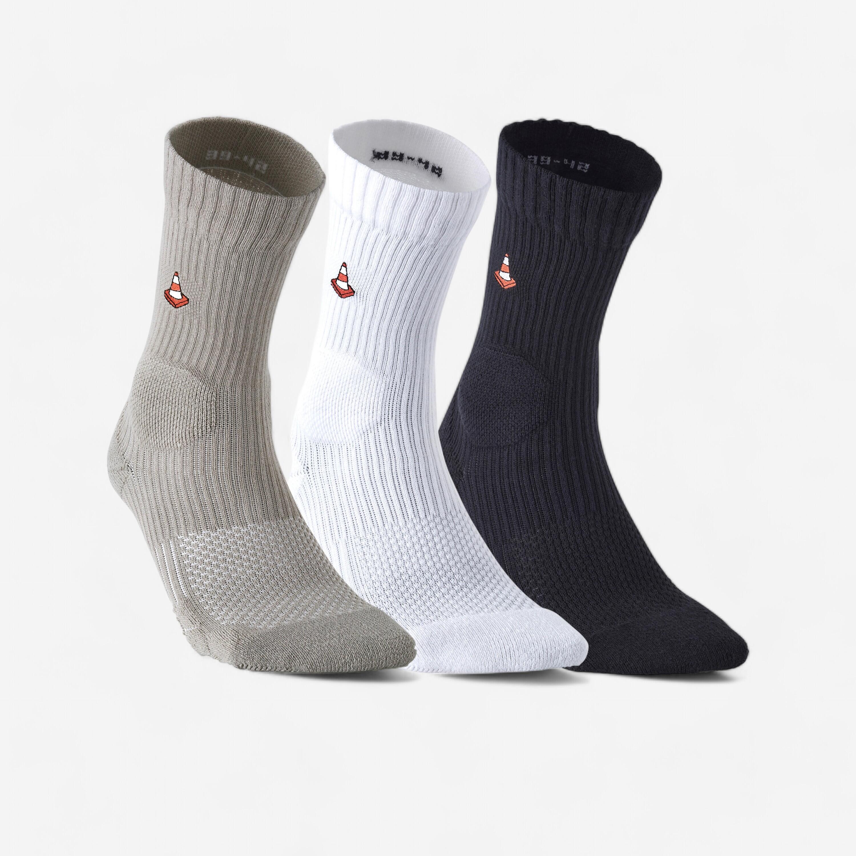 Bild von Skatesocken halbhoch - SK100 im 3er-Pack