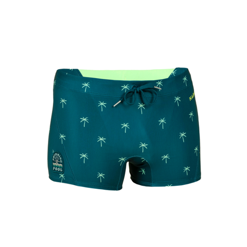 Bild von Badehose Boxer Herren - 100 Full in Grün/Blau