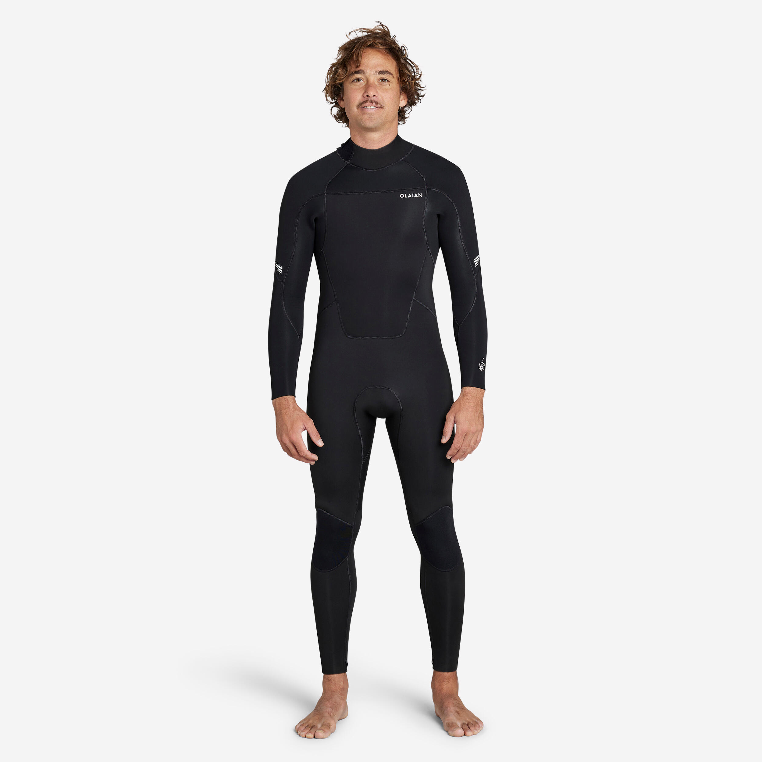 Bild von Neoprenanzug Surfen Herren Neopren 4/3 mm - 500 schwarz