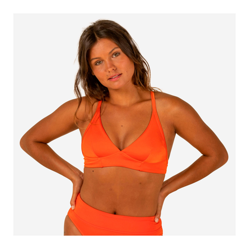 Bild von Bikini-Oberteil im Rücken doppelt verstellbar Damen Bea orange