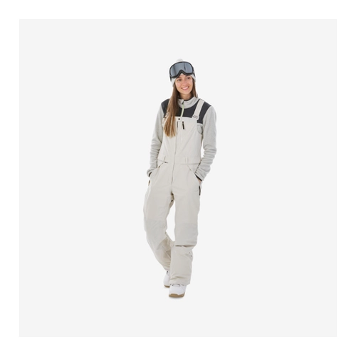 Bild von Skihose Latzhose Damen Piste - SNB BIB 900 beige
