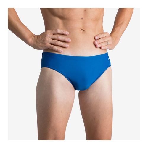 Bild von Badehose Slip Herren - 100 Basic blau