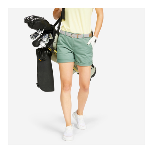Bild von Damen Golf Shorts Baumwolle - MW500 grün