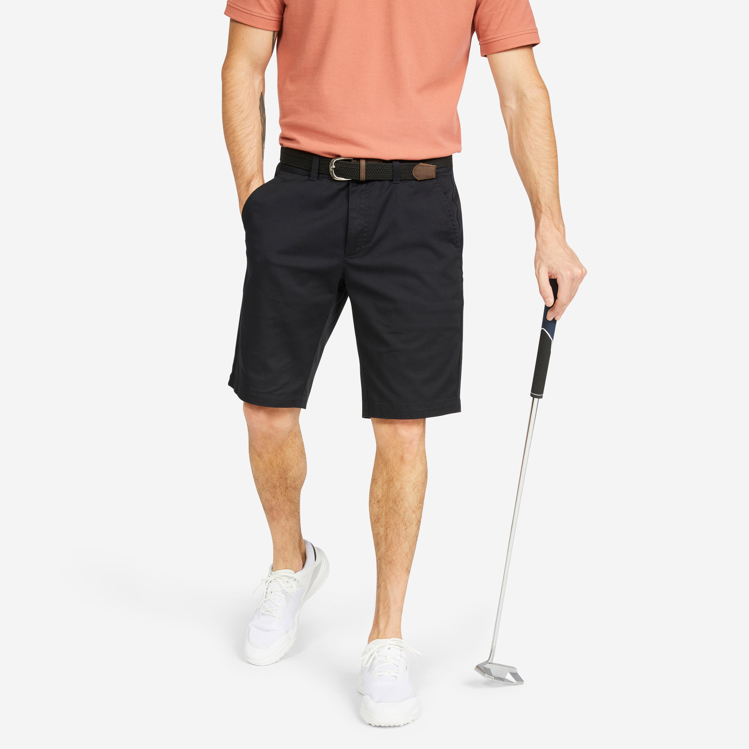 Bild von Herren Golf Bermuda Shorts - MW500 schwarz