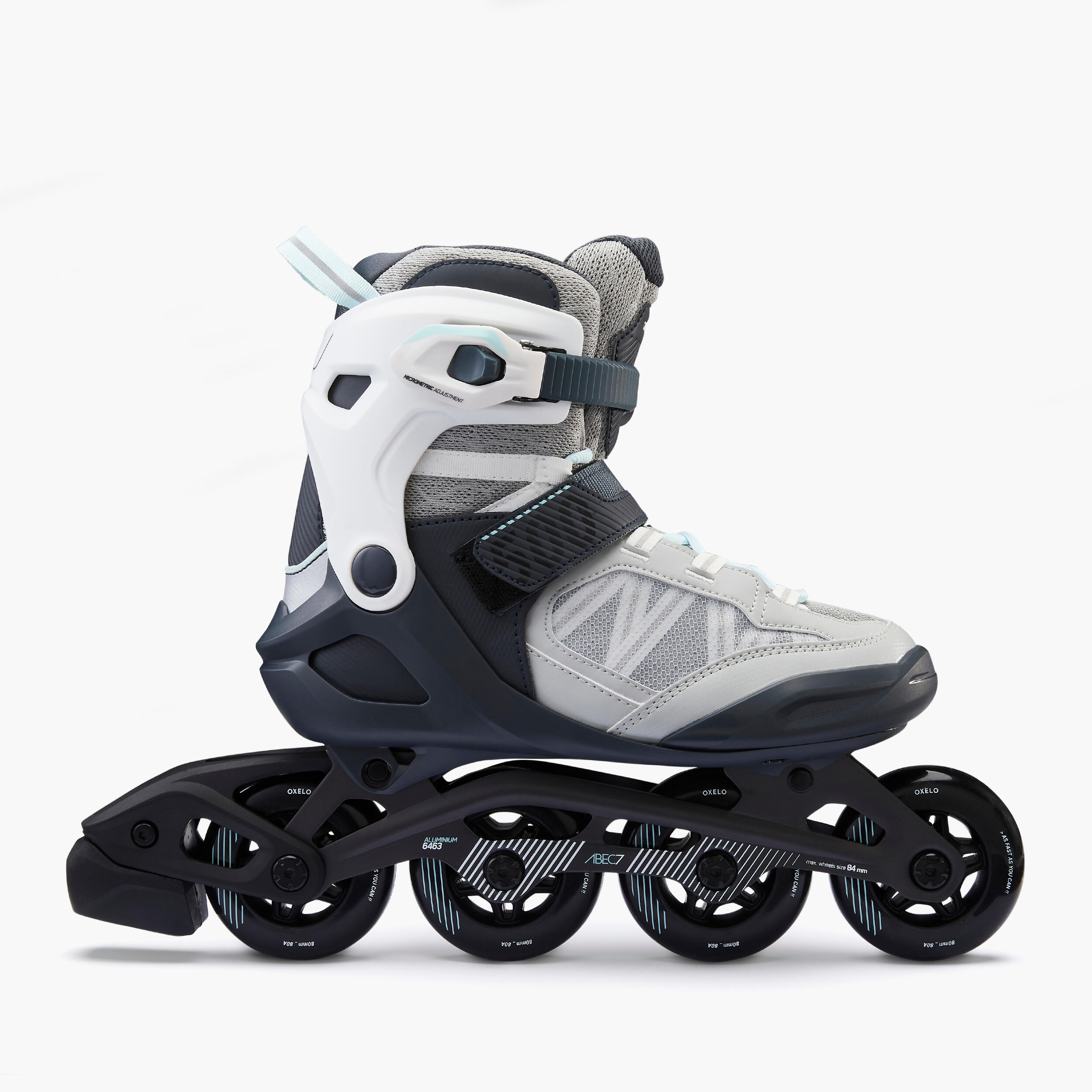 Bild von Inline-Skates Inliner Damen/Herren - FIT500 hellgrau