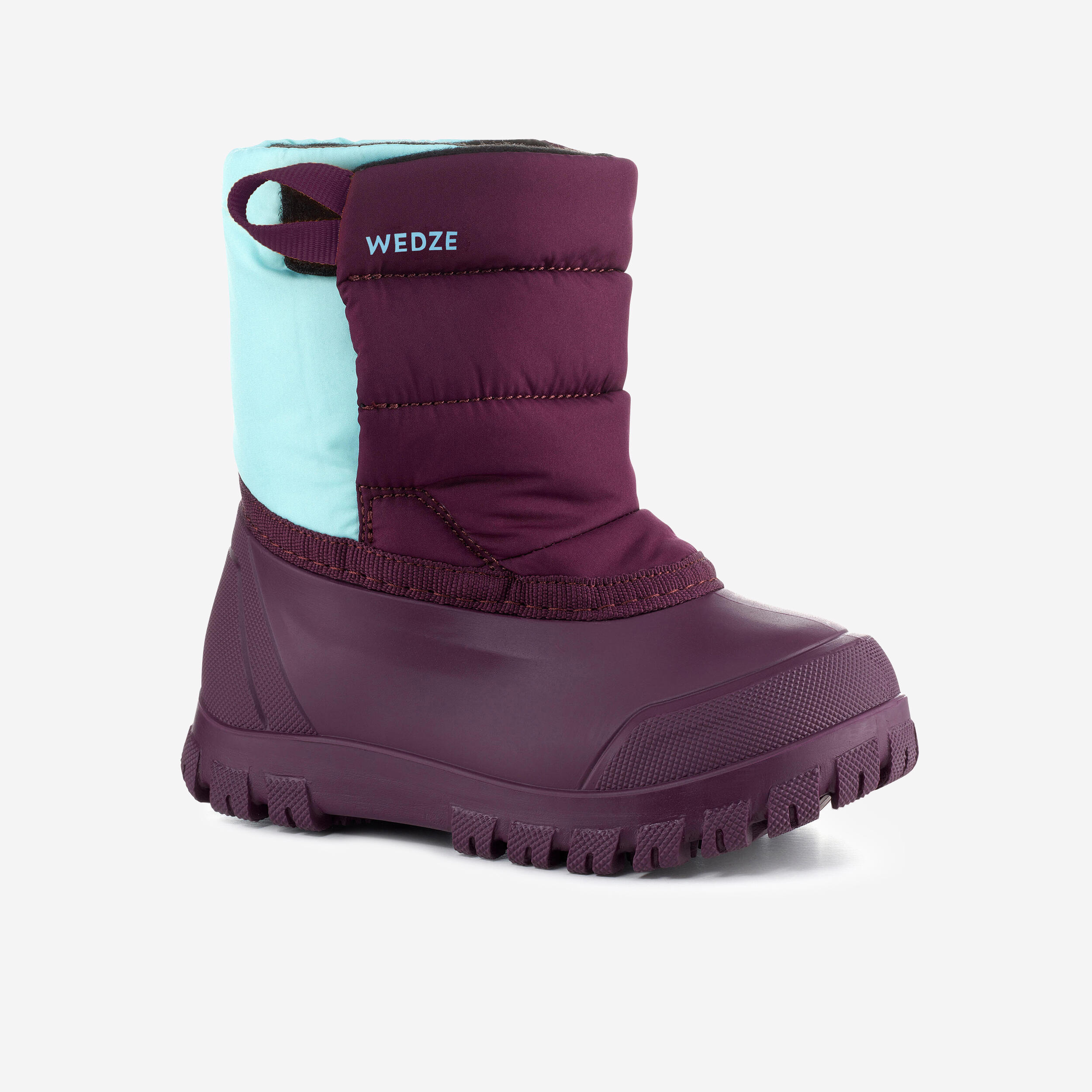 Bild von Schneestiefel Baby - Warm violett/türkis