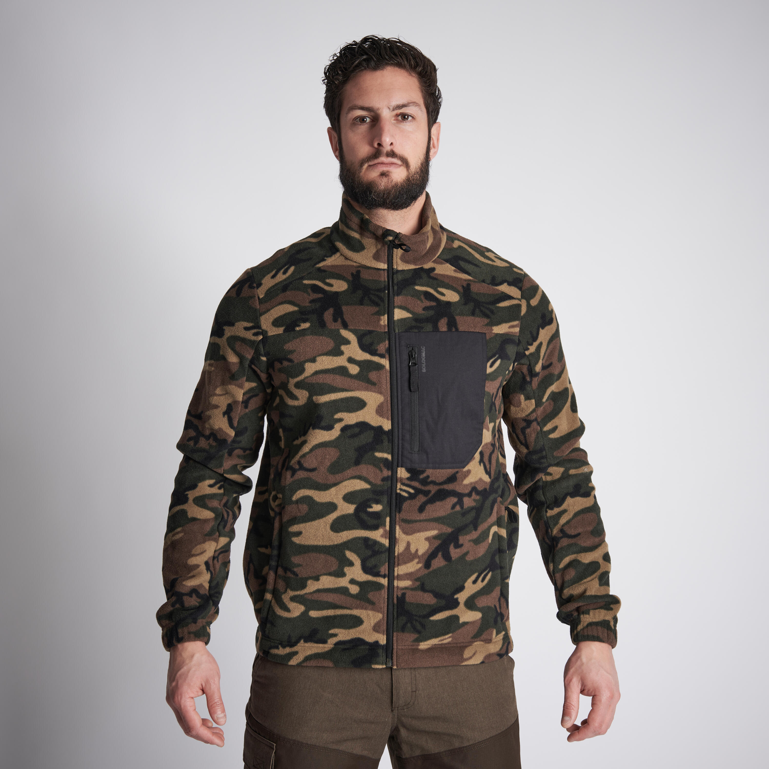 Bild von Fleecejacke 500 Camouflage