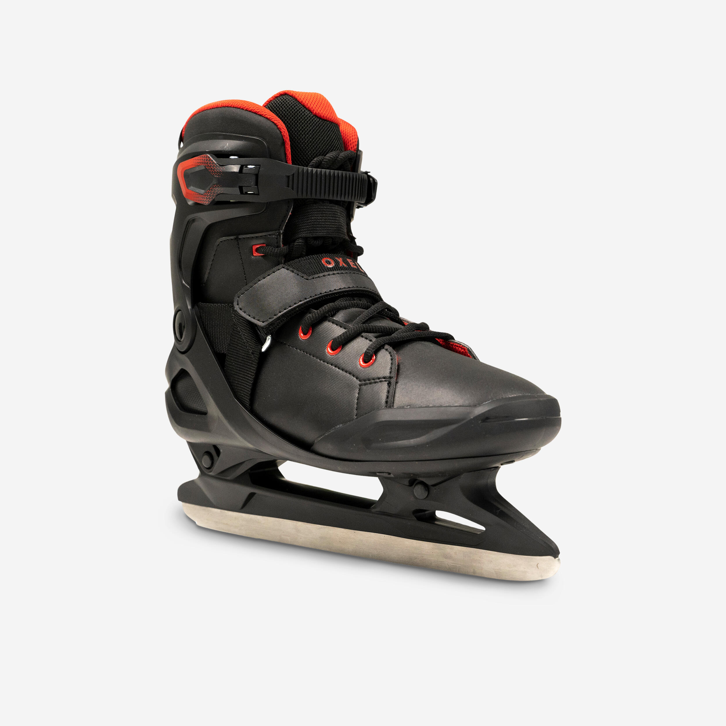 Bild von Schlittschuhe Fit 500 Herren schwarz/rot
