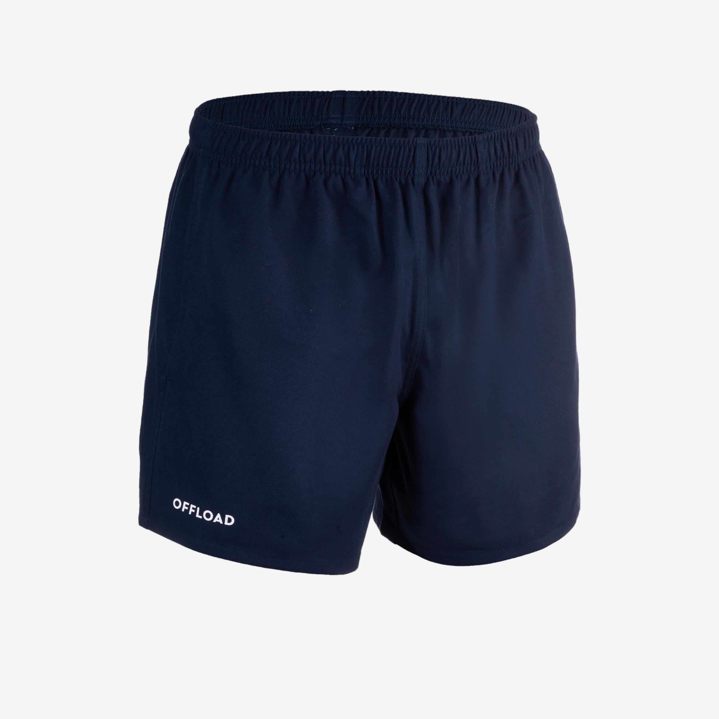 Bild von Damen/Herren Rugbyshorts ohne Taschen - R100 marineblau